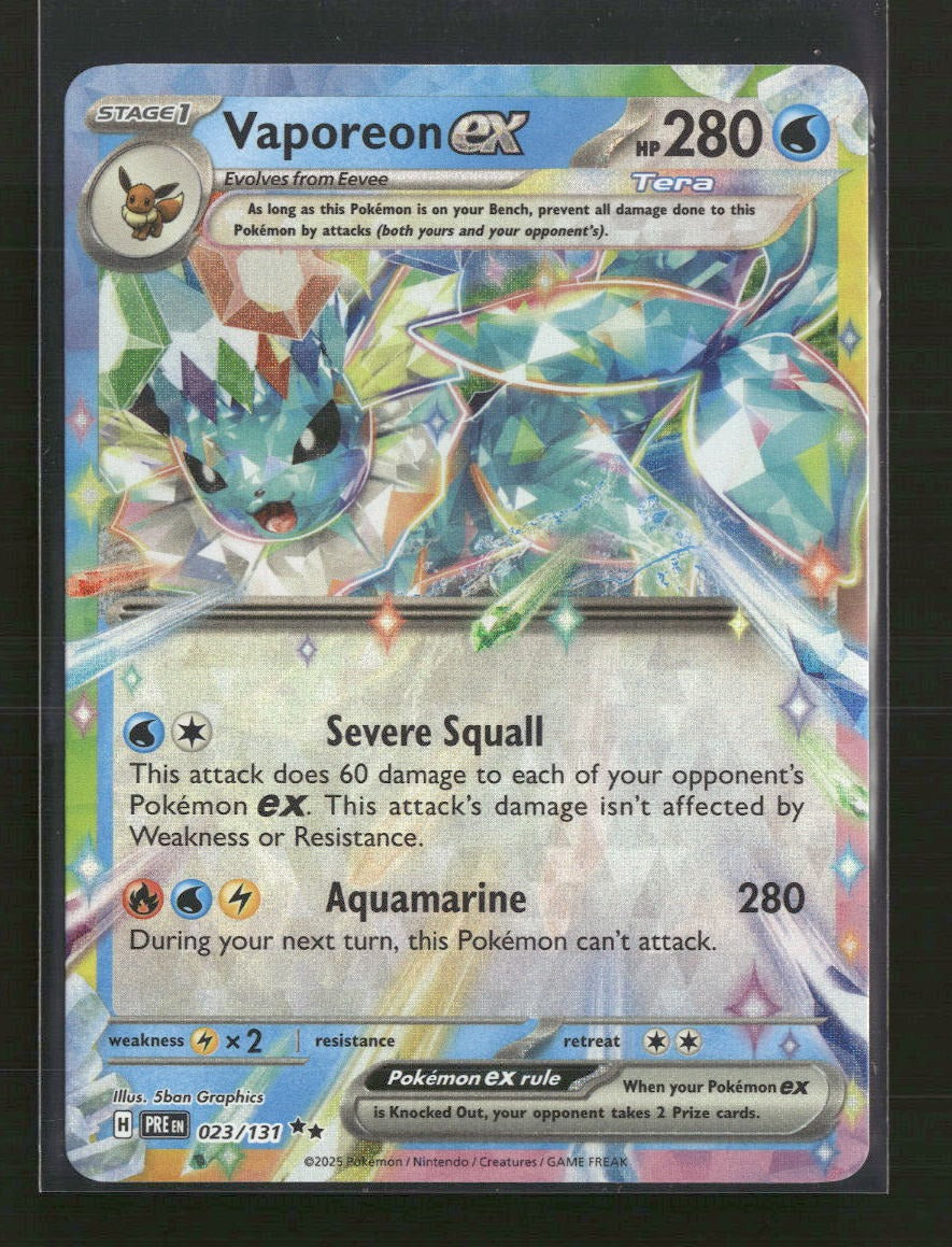 SV: Prismatic Evolutions Vaporeon ex #023/131