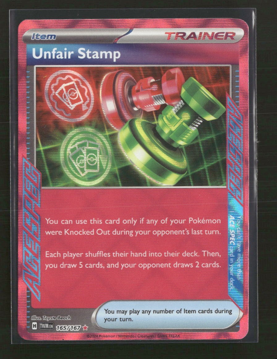 SV06: Twilight Masquerade Unfair Stamp #165/167
