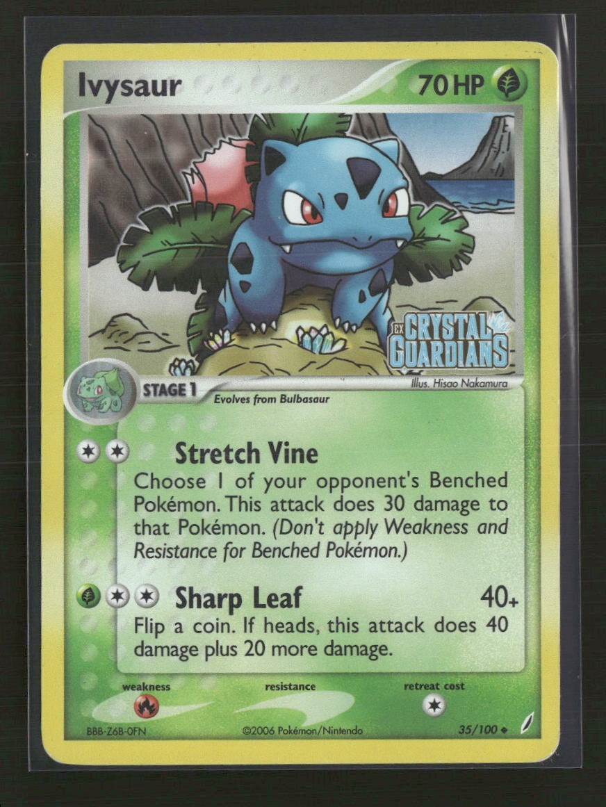 EX Crystal Guardians Ivysaur #35/100