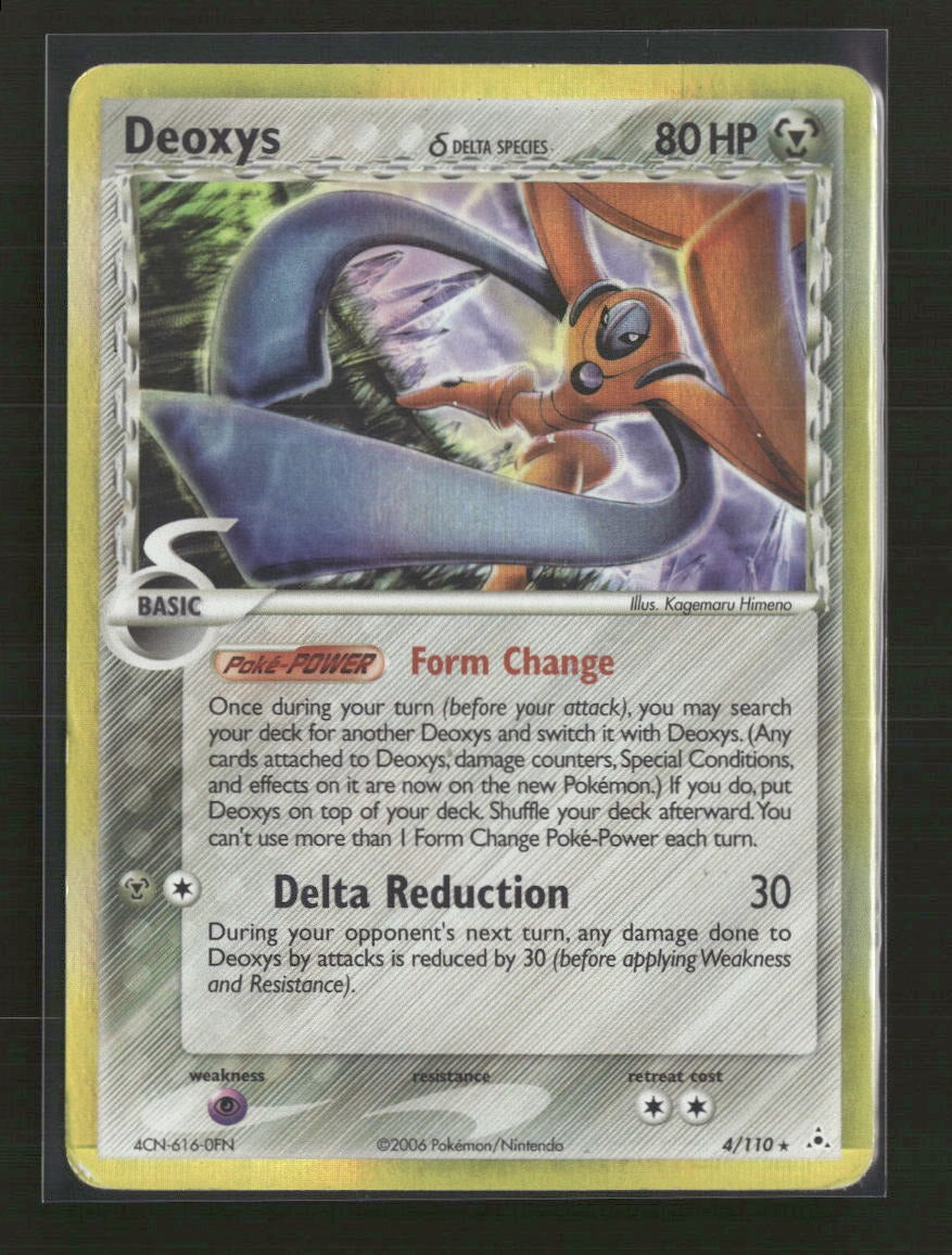 Holon Phantoms Deoxys (Delta Species #4/110 Damaged