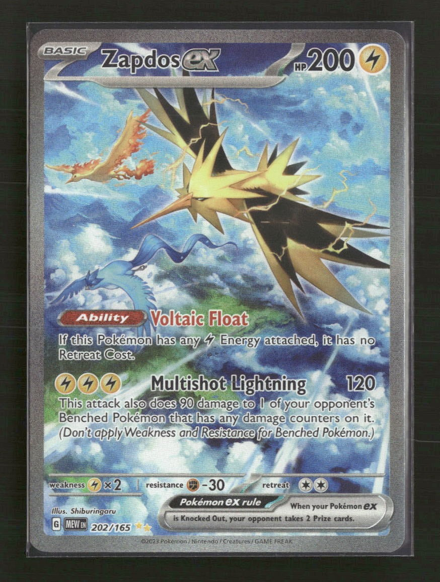 SV: Scarlet & Violet 151 Zapdos ex #202/165