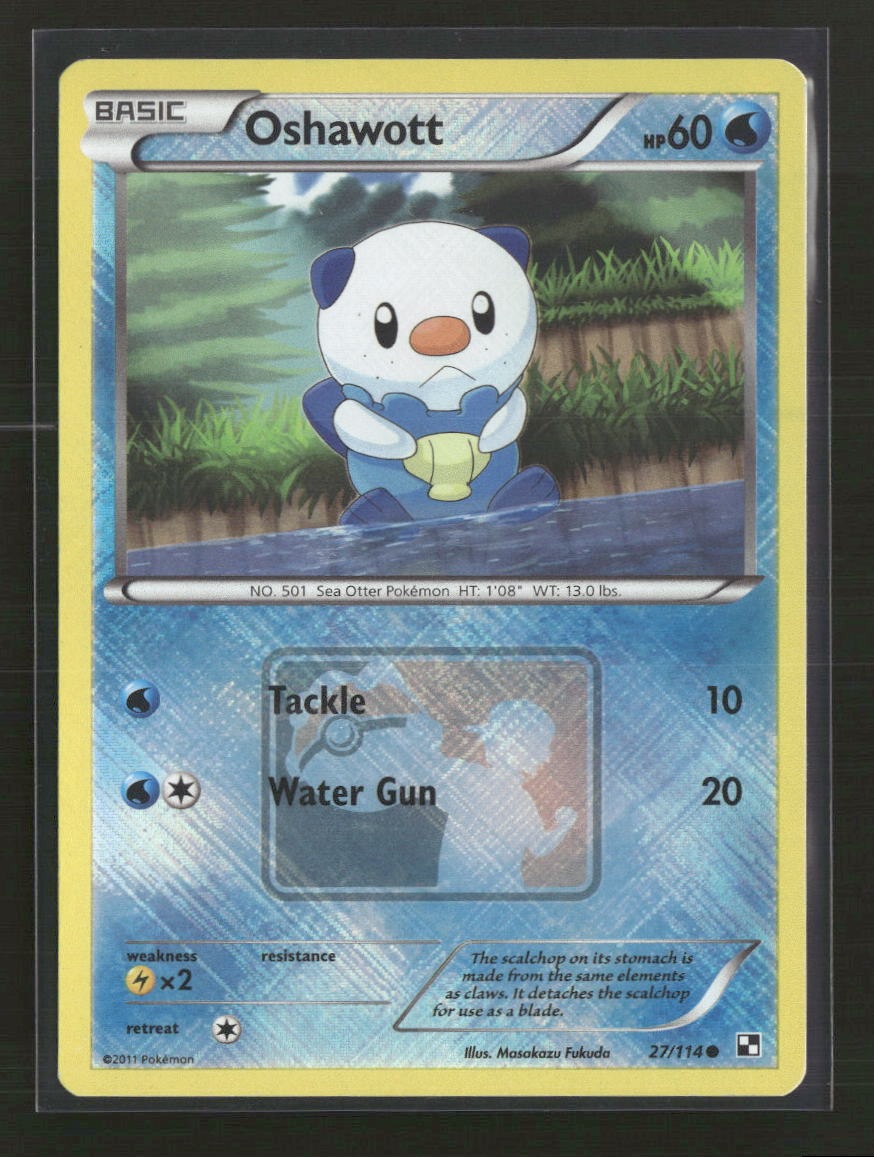 League & Championship Cards Oshawott #027/114