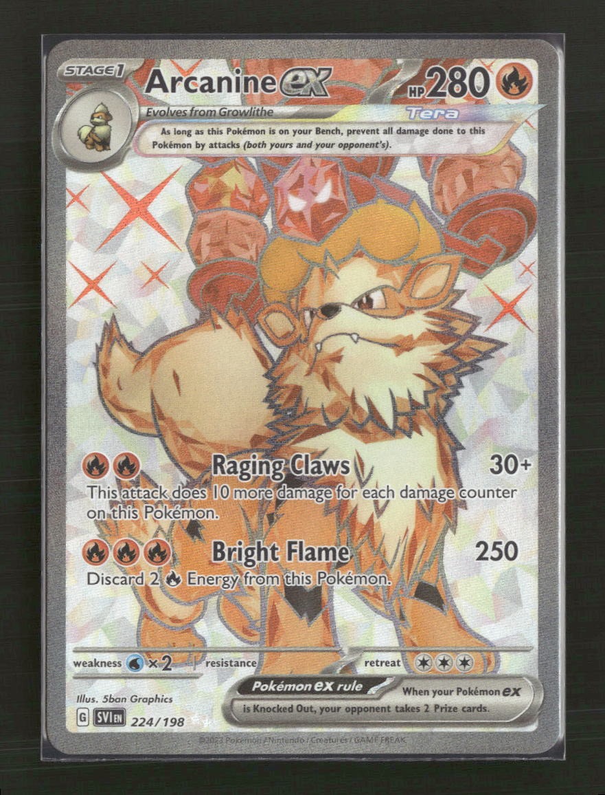 SV01: Scarlet & Violet Base Set Arcanine ex #224/198
