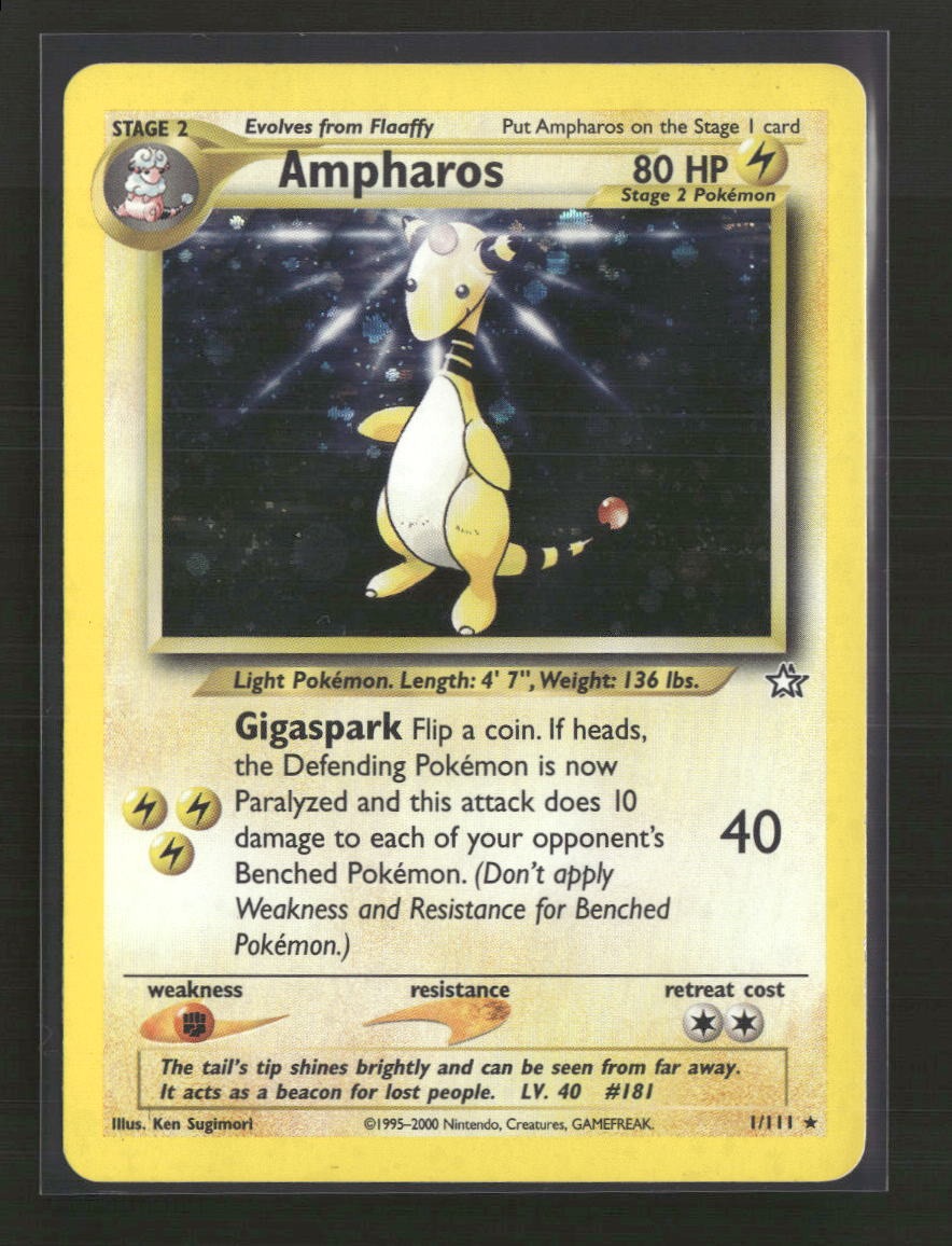 Neo Genesis Ampharos #001/111