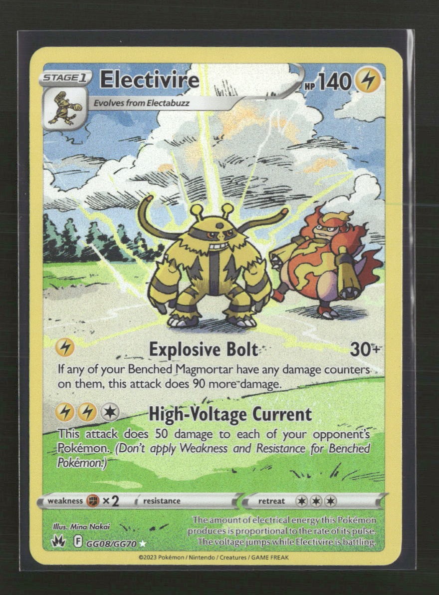 SWSH: Crown Zenith: Galarian Gallery Electivire #GG08/GG70