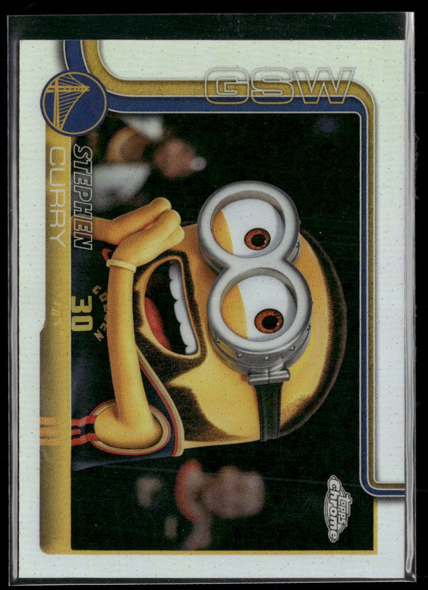 2025-26 Topps Chrome Update Minionfractor Stephen Curry #M-3