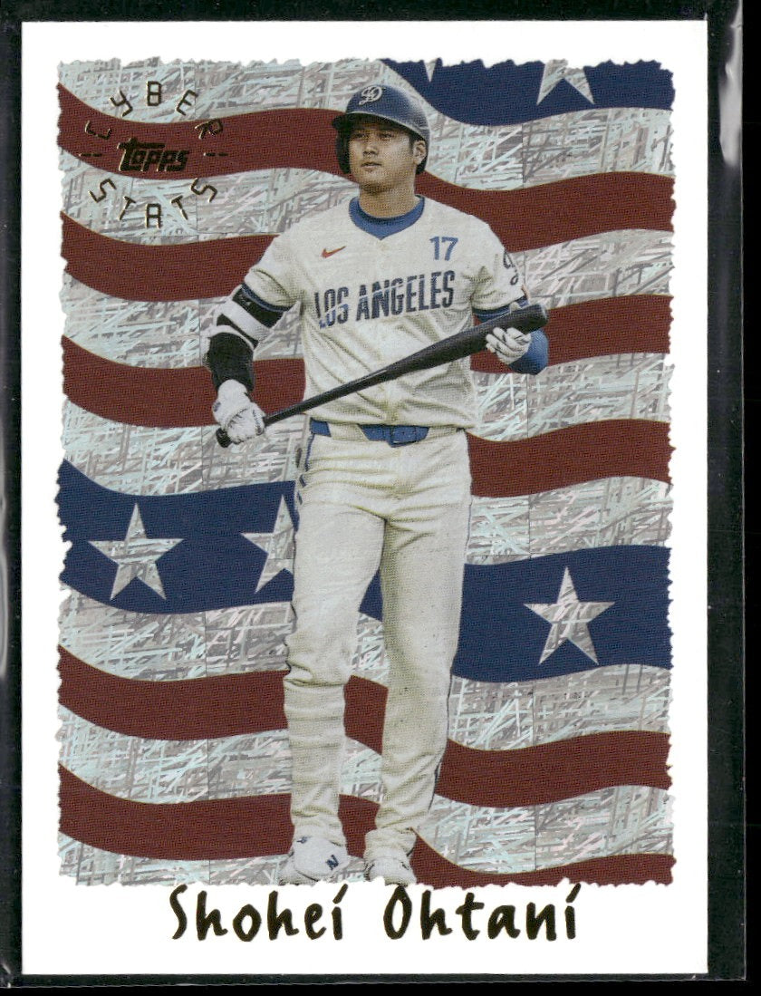2025 Topps Archives 1995 Topps Cyberstats Shohei Ohtani #95C-7