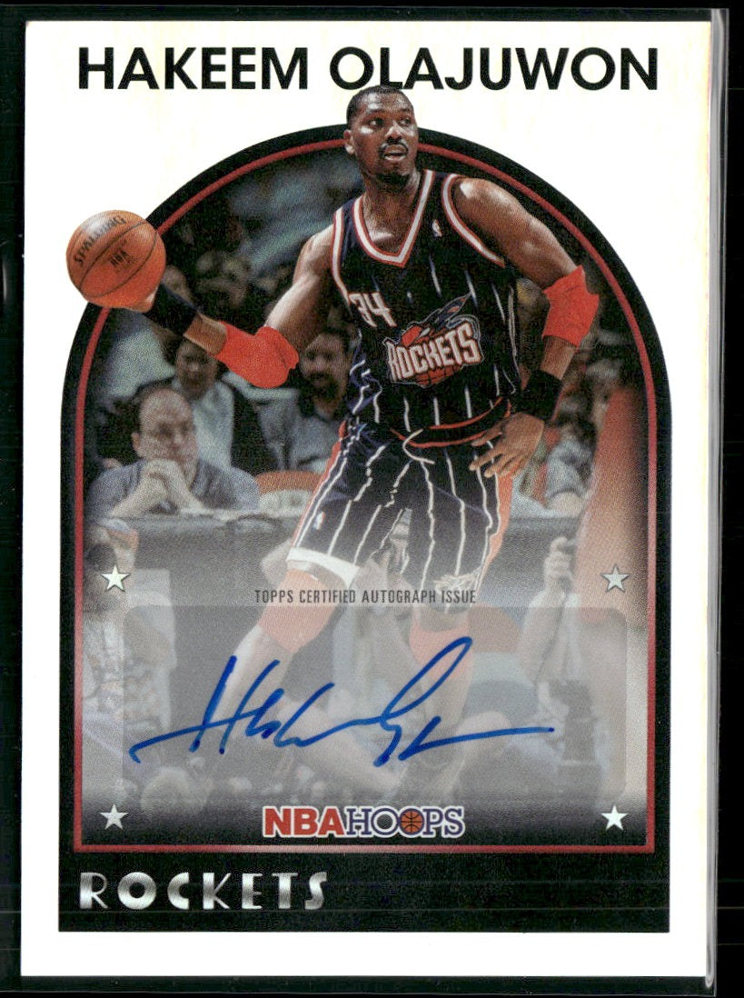 2025-26 Hoops 1989 Hoops Signatures Hakeem Olajuwon AU #89S-HO
