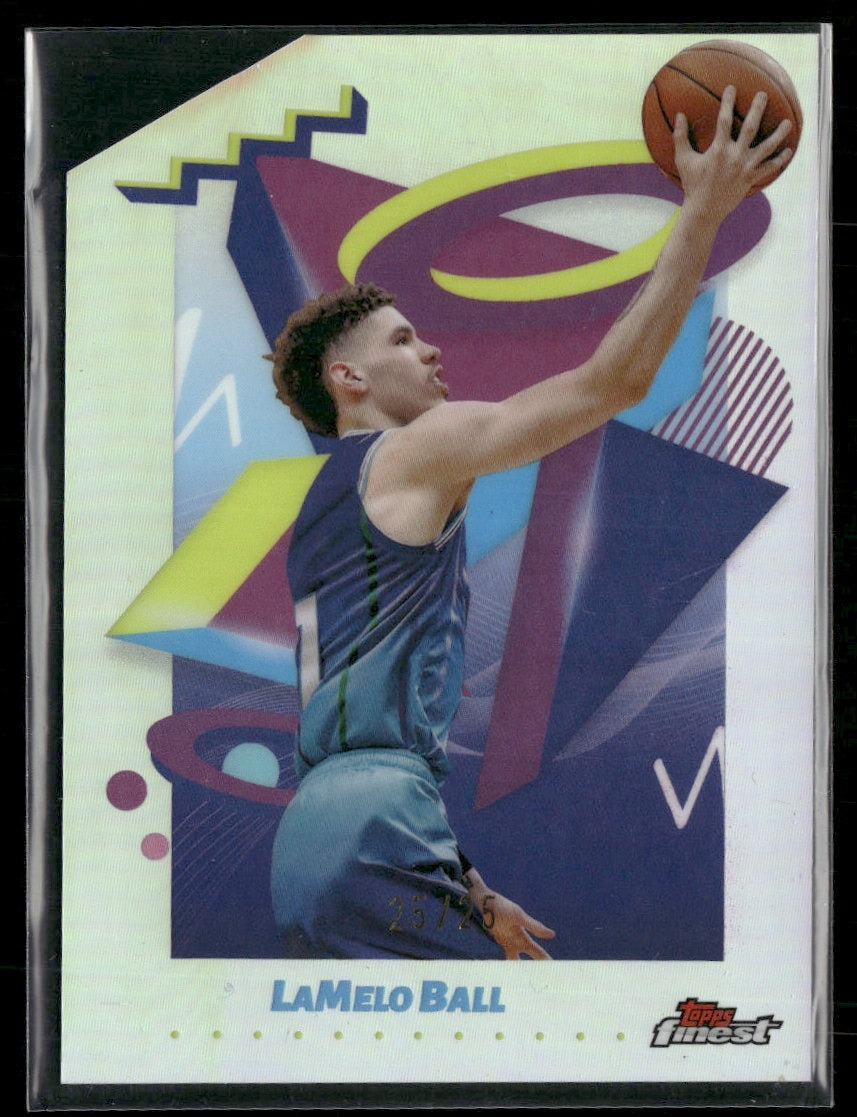 2024-25 Finest Refractor Die Cut LaMelo Ball #/25 #208