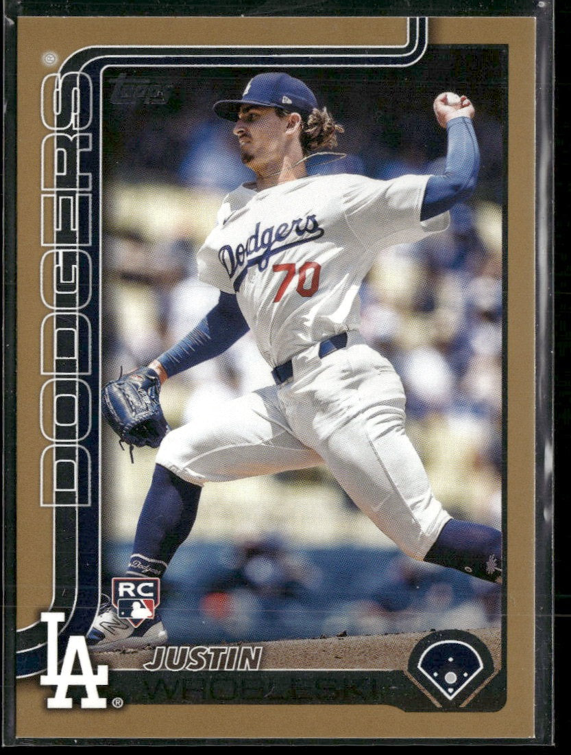 2025 Topps Gold Justin Wrobleski #/2025 #204