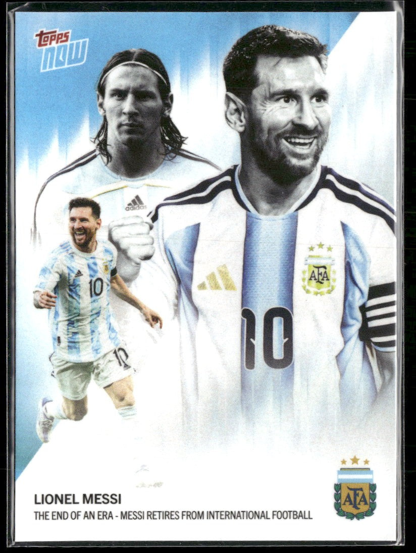 2026 Topps NOW The End of an Era Lionel Messi #001