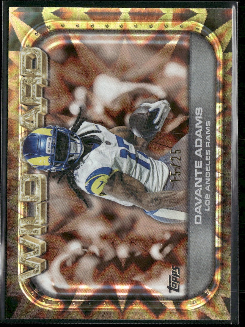 2026 Topps Flagship Wild Card Moments Orange Davante Adams #/25 #WC-21