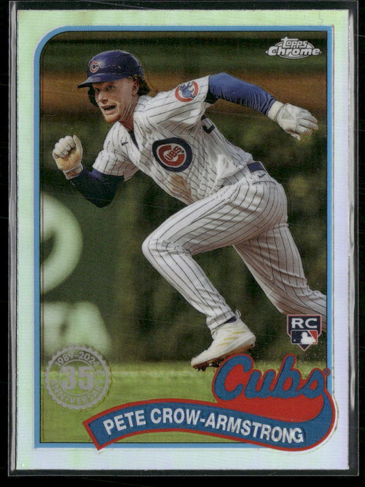 2024 Topps Chrome 1989 Baseball 35th Anniversary Pete Crow-Armstrong #89CB-19