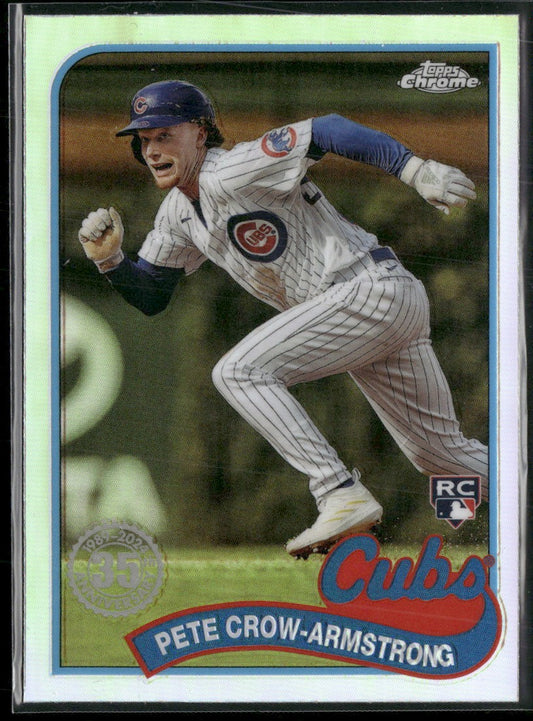 2024 Topps Chrome 1989 Baseball 35th Anniversary Pete Crow-Armstrong #89CB-19