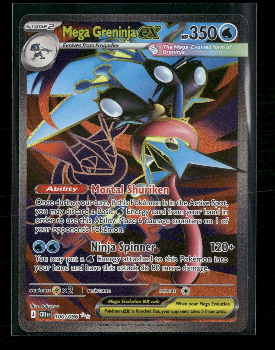 ME04: Chaos Rising Mega Greninja ex #100/086