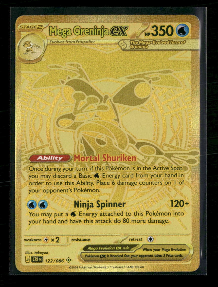 ME04: Chaos Rising Mega Greninja ex #122/086