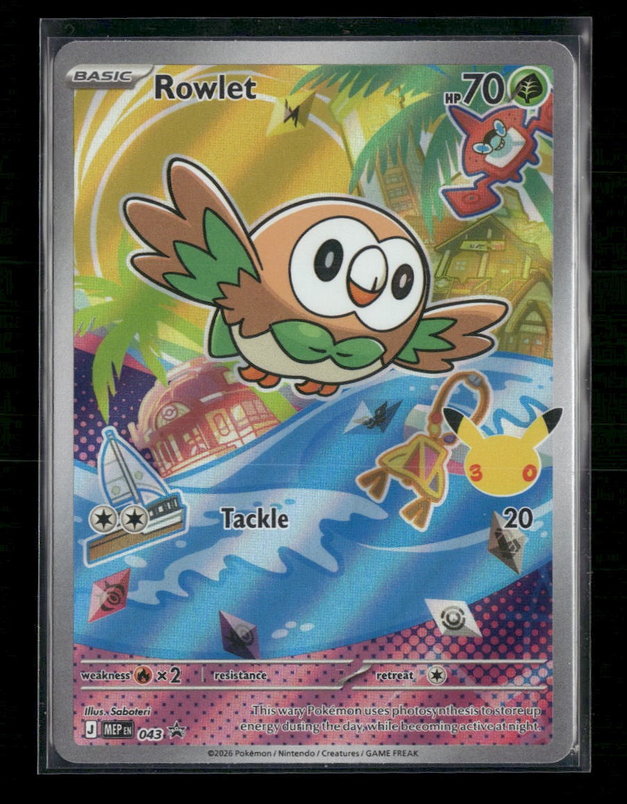ME: Mega Evolution Promo Rowlet #043