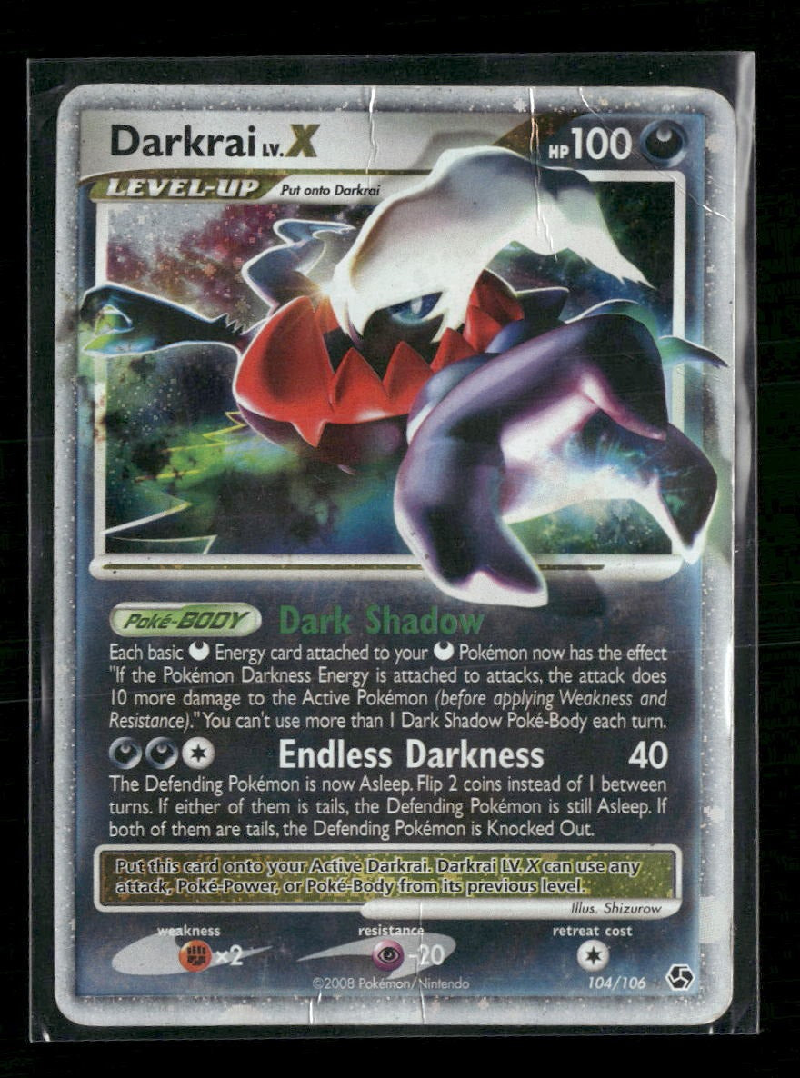 Great Encounters Darkrai LV.X #104/106 Damaged