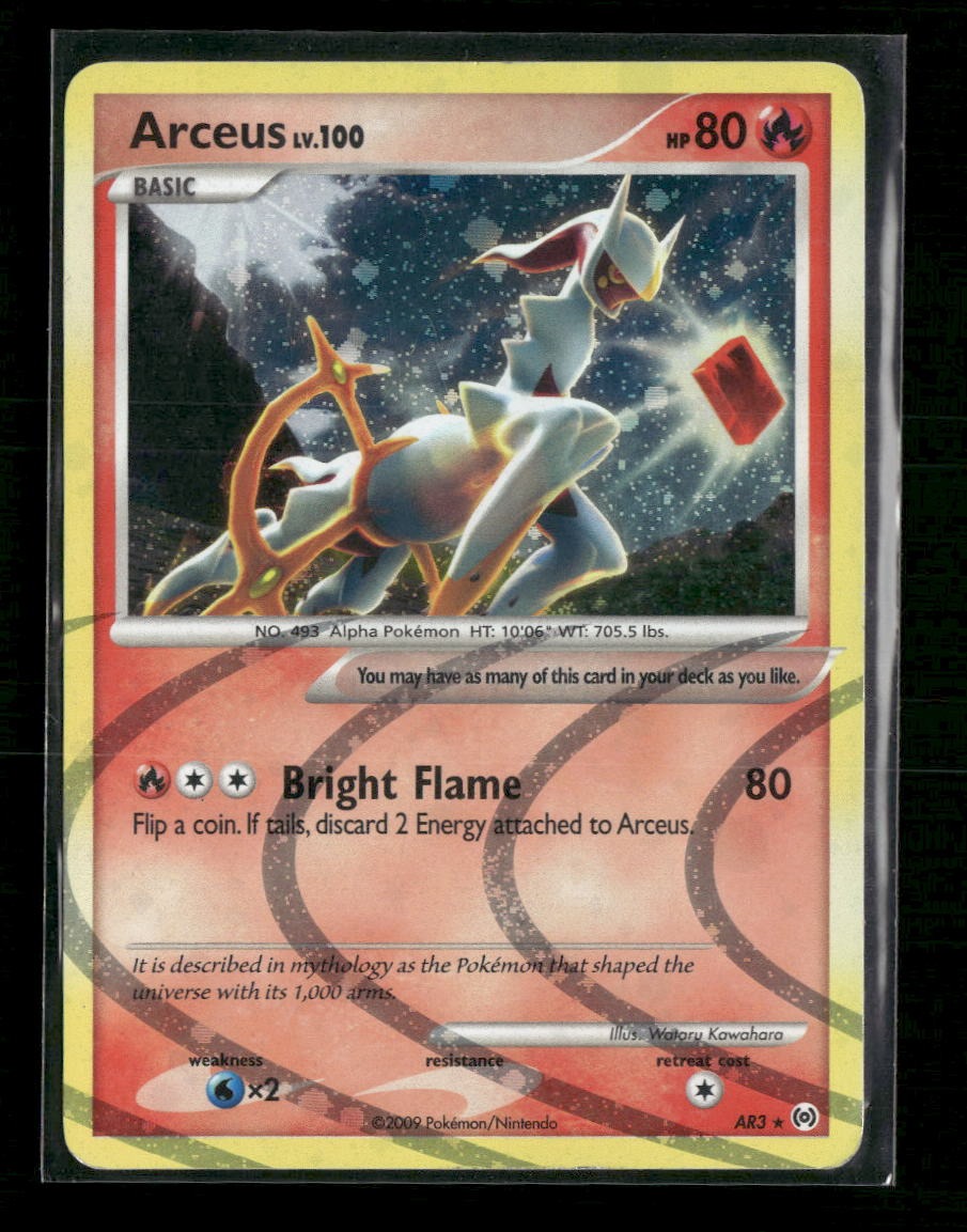 Arceus Arceus (AR3) #AR3 Damaged