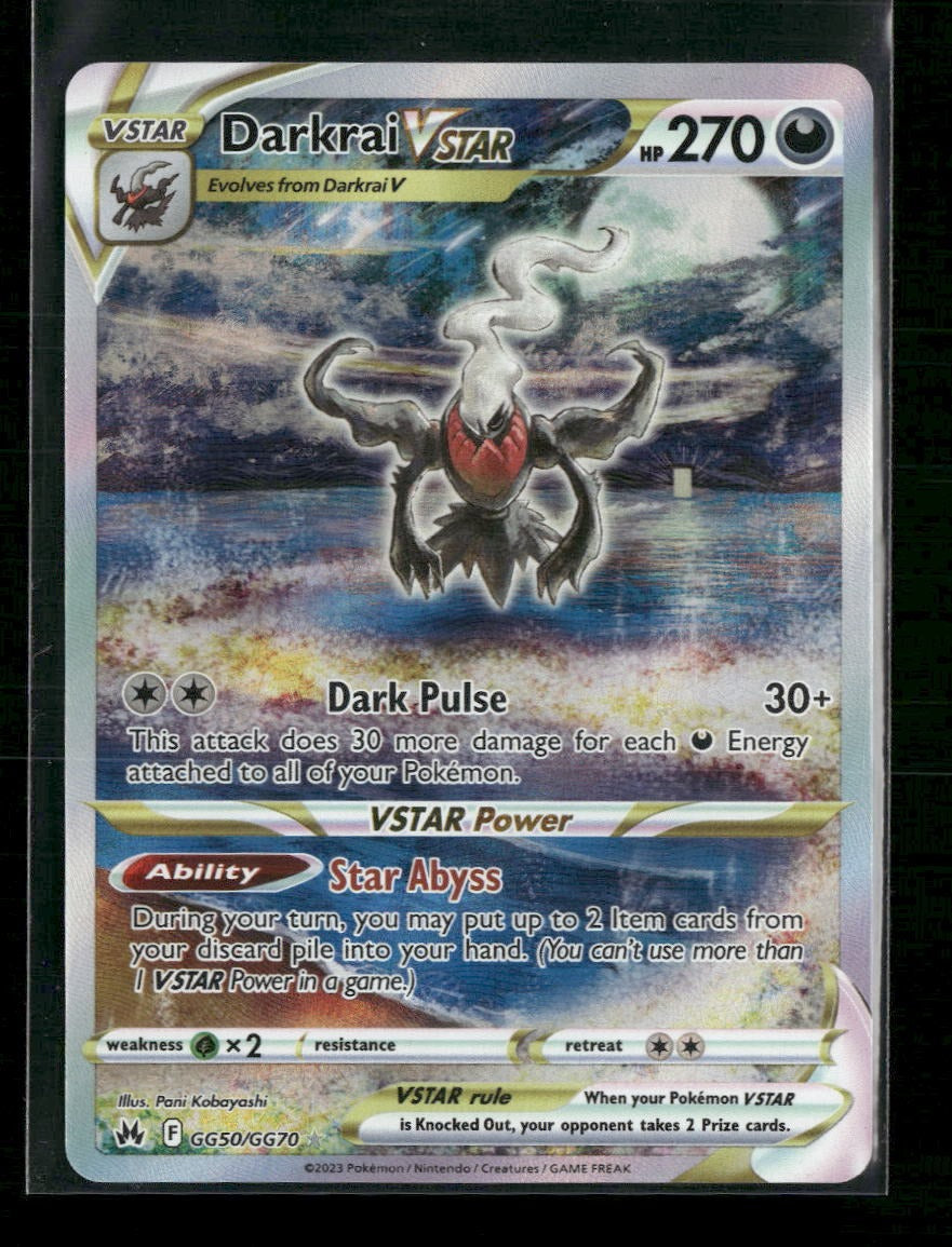 SWSH: Crown Zenith: Galarian Gallery Darkrai VSTAR #GG50/GG70
