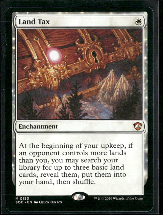 Commander: Secrets of Strixhaven Land Tax #153