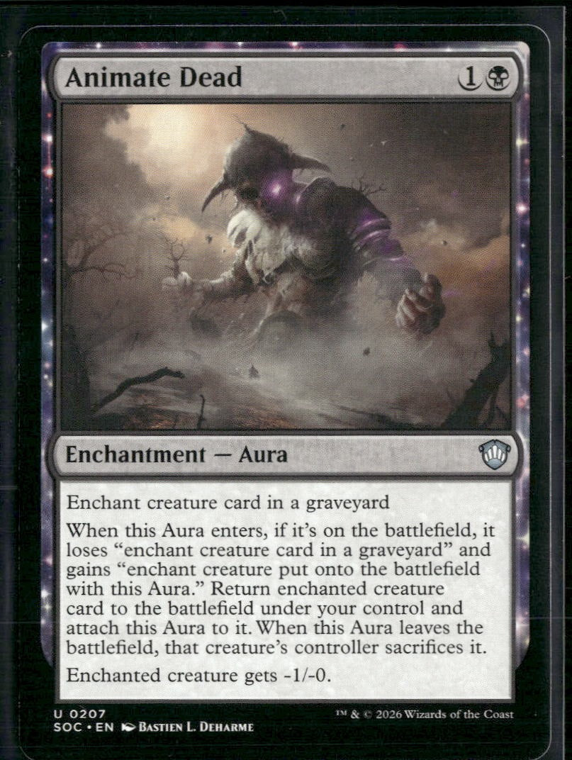 Commander: Secrets of Strixhaven Animate Dead #207