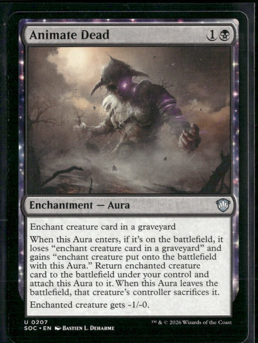 Commander: Secrets of Strixhaven Animate Dead #207
