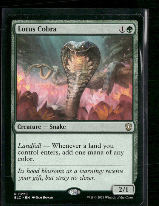 Commander: Bloomburrow Lotus Cobra #229