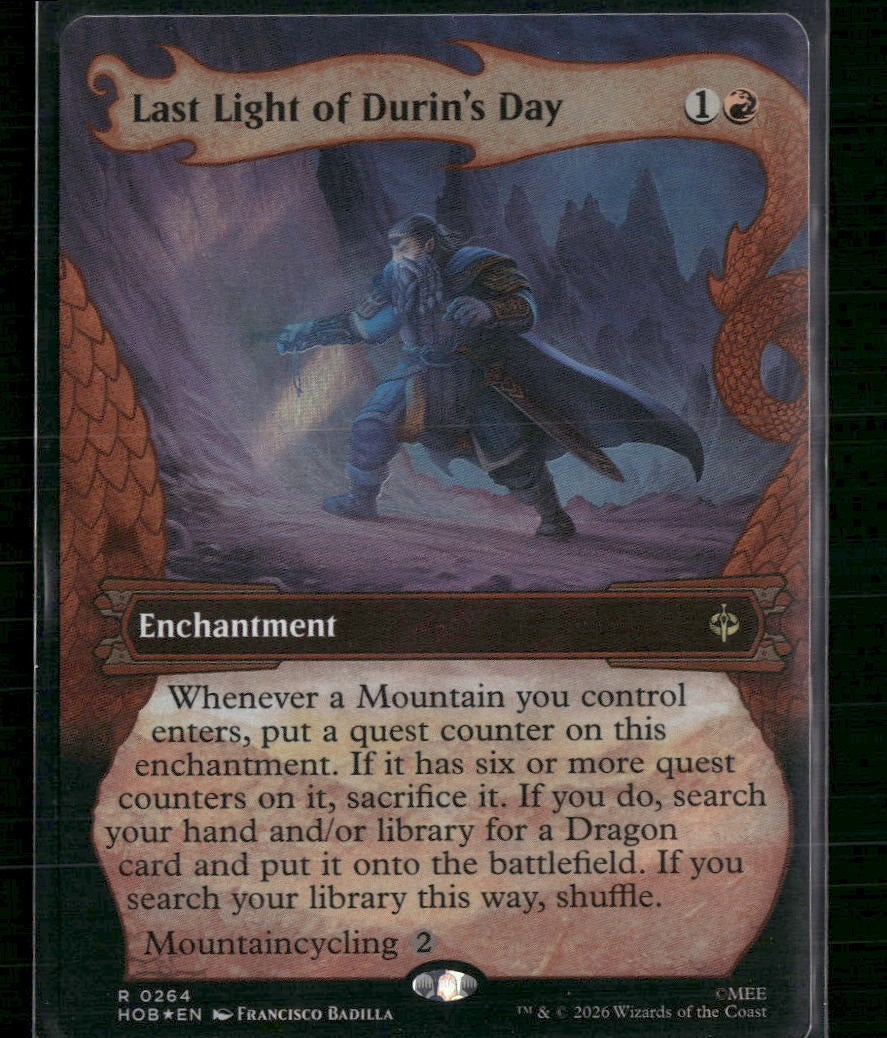 The Hobbit Last Light of Durin's Day (Showcase) (Surge Foil) #264