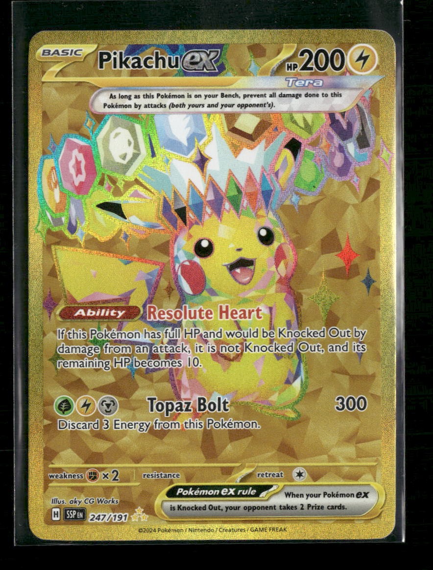 SV08: Surging Sparks Pikachu ex #247/191