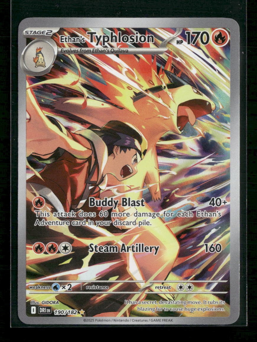 SV10: Destined Rivals Ethan's Typhlosion #190/182