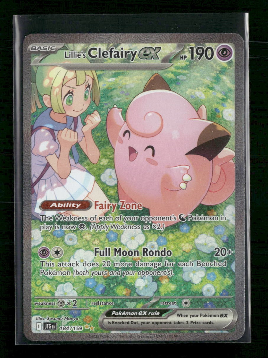 SV09: Journey Together Lillie's Clefairy ex #184/159