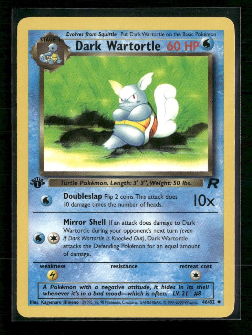 Team Rocket Dark Wartortle #46/82