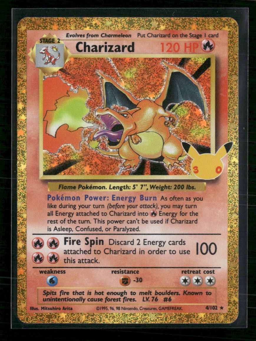 ME: 30th Celebration Classic Collection Charizard #4/102