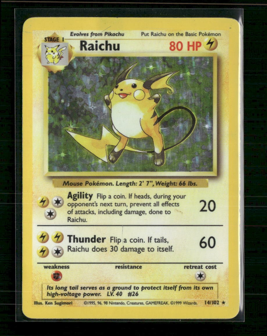 Base Set Raichu #014/102