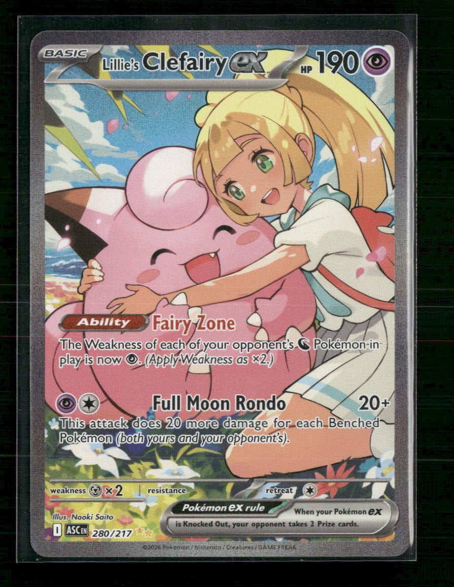 ME: Ascended Heroes Lillie's Clefairy ex #280/217