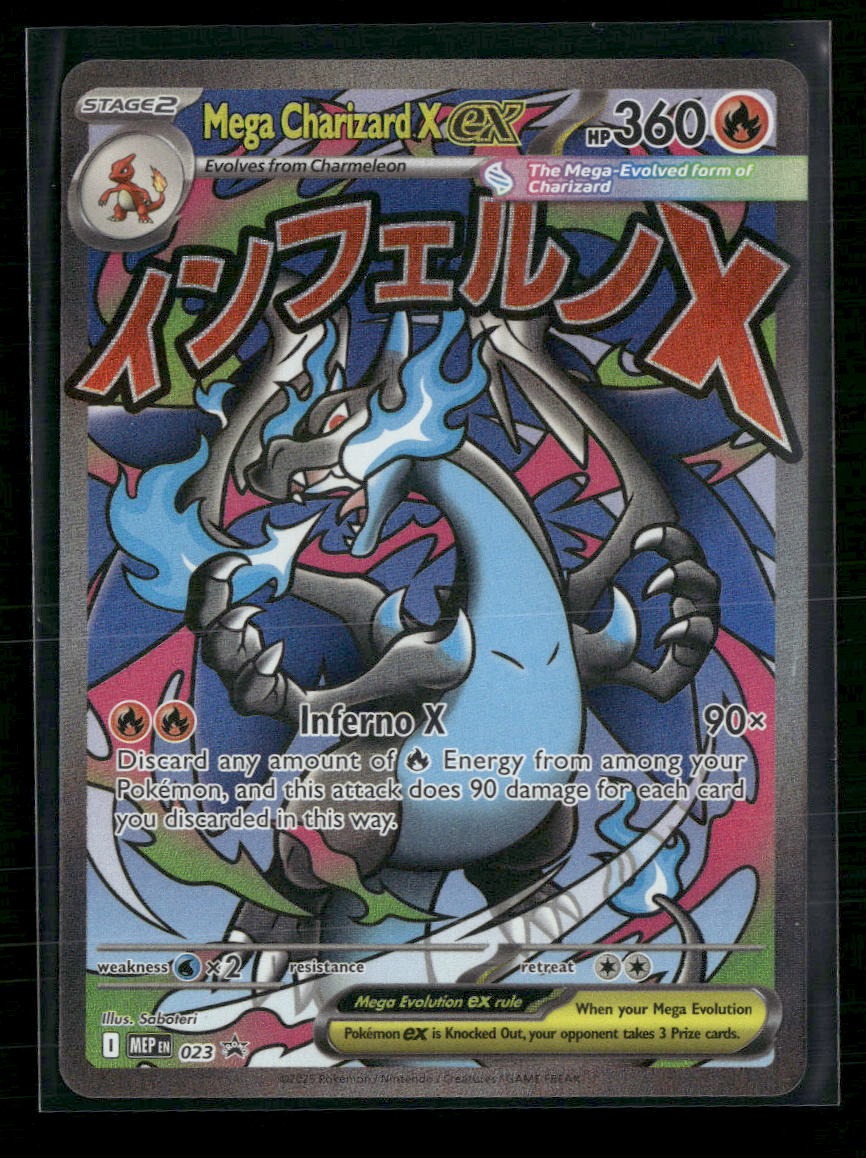 ME: Mega Evolution Promo Mega Charizard X ex #023