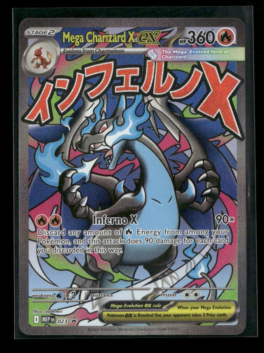 ME: Mega Evolution Promo Mega Charizard X ex #023