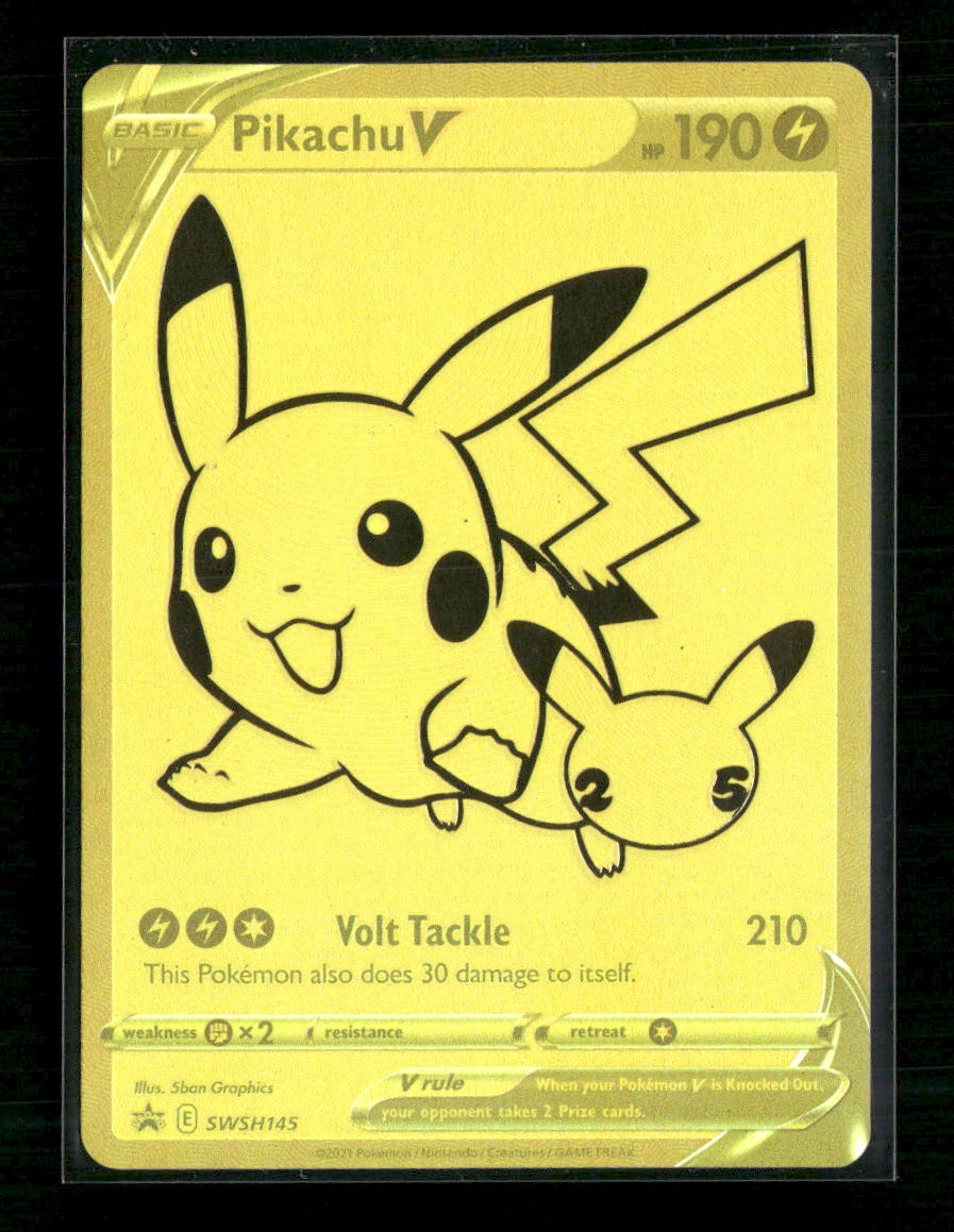 SWSH: Sword & Shield Promo Cards Pikachu V #SWSH145