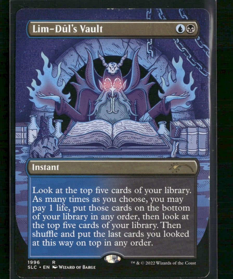 Secret Lair Countdown Kit Lim-Dul's Vault #1996