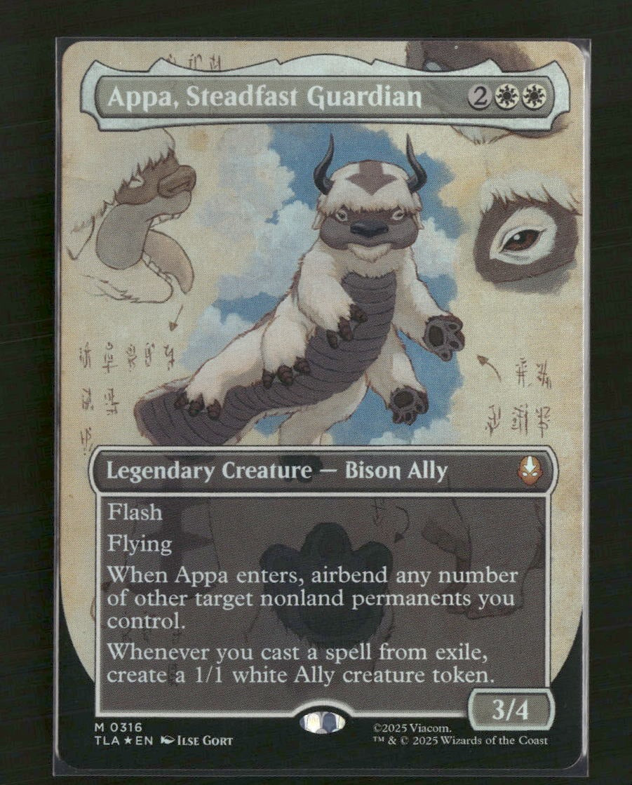 Avatar: The Last Airbender Appa, Steadfast Guardian (Borderless) #316