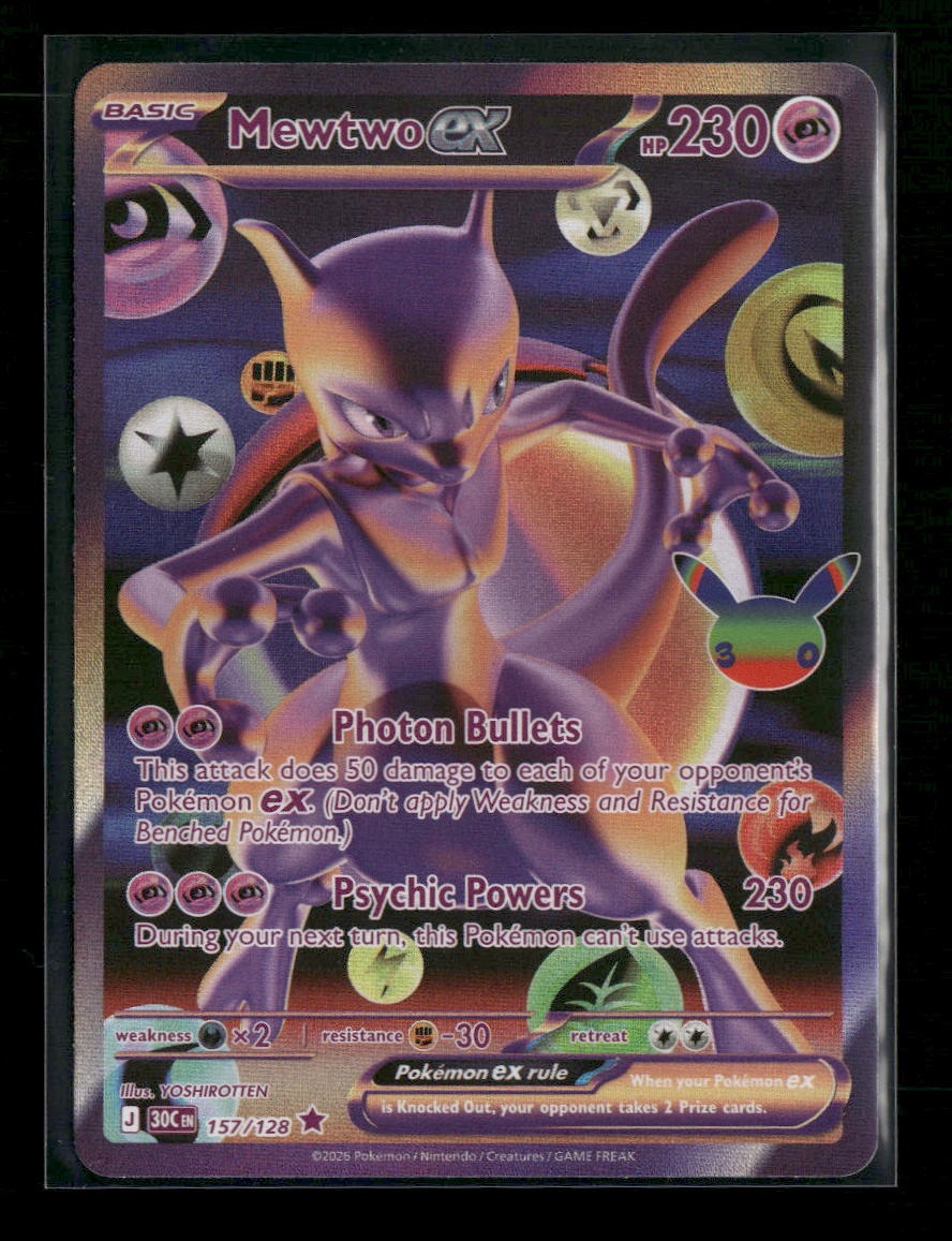 ME: 30th Celebration Mewtwo ex #157/128