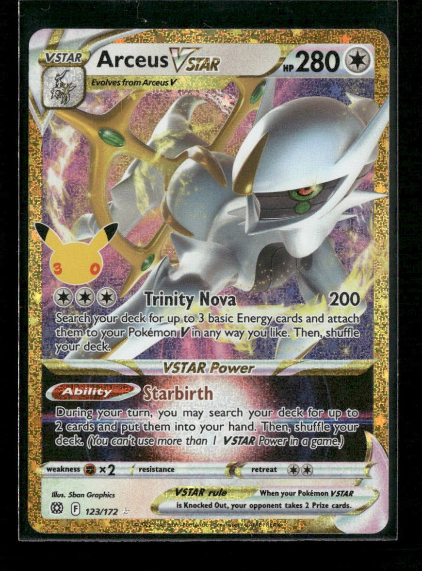 ME: 30th Celebration Classic Collection Arceus VSTAR #123/172