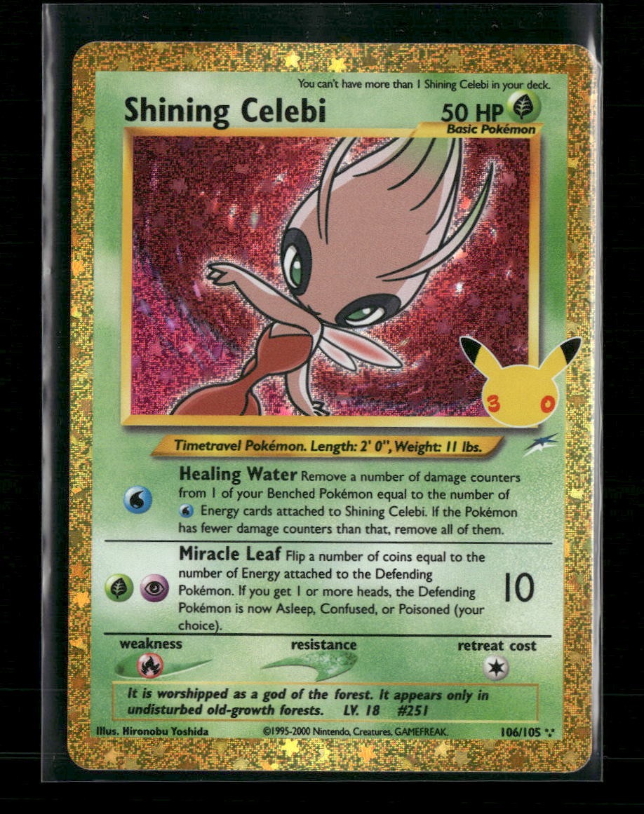 ME: 30th Celebration Classic Collection Shining Celebi #106/105