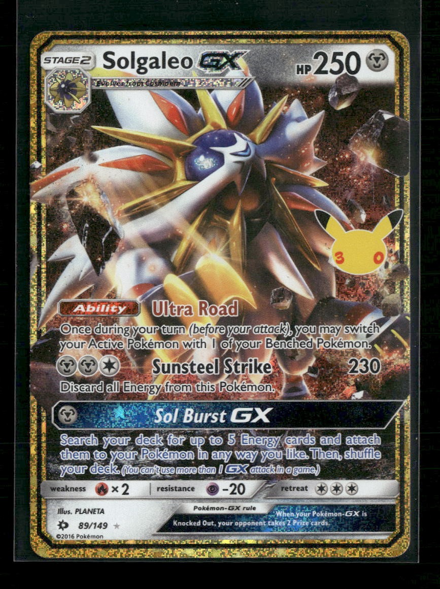 ME: 30th Celebration Classic Collection Solgaleo GX #89/149