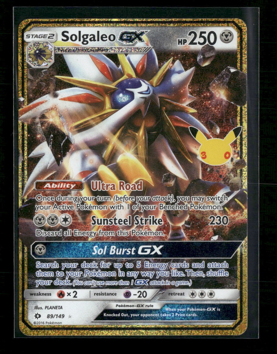 ME: 30th Celebration Classic Collection Solgaleo GX #89/149