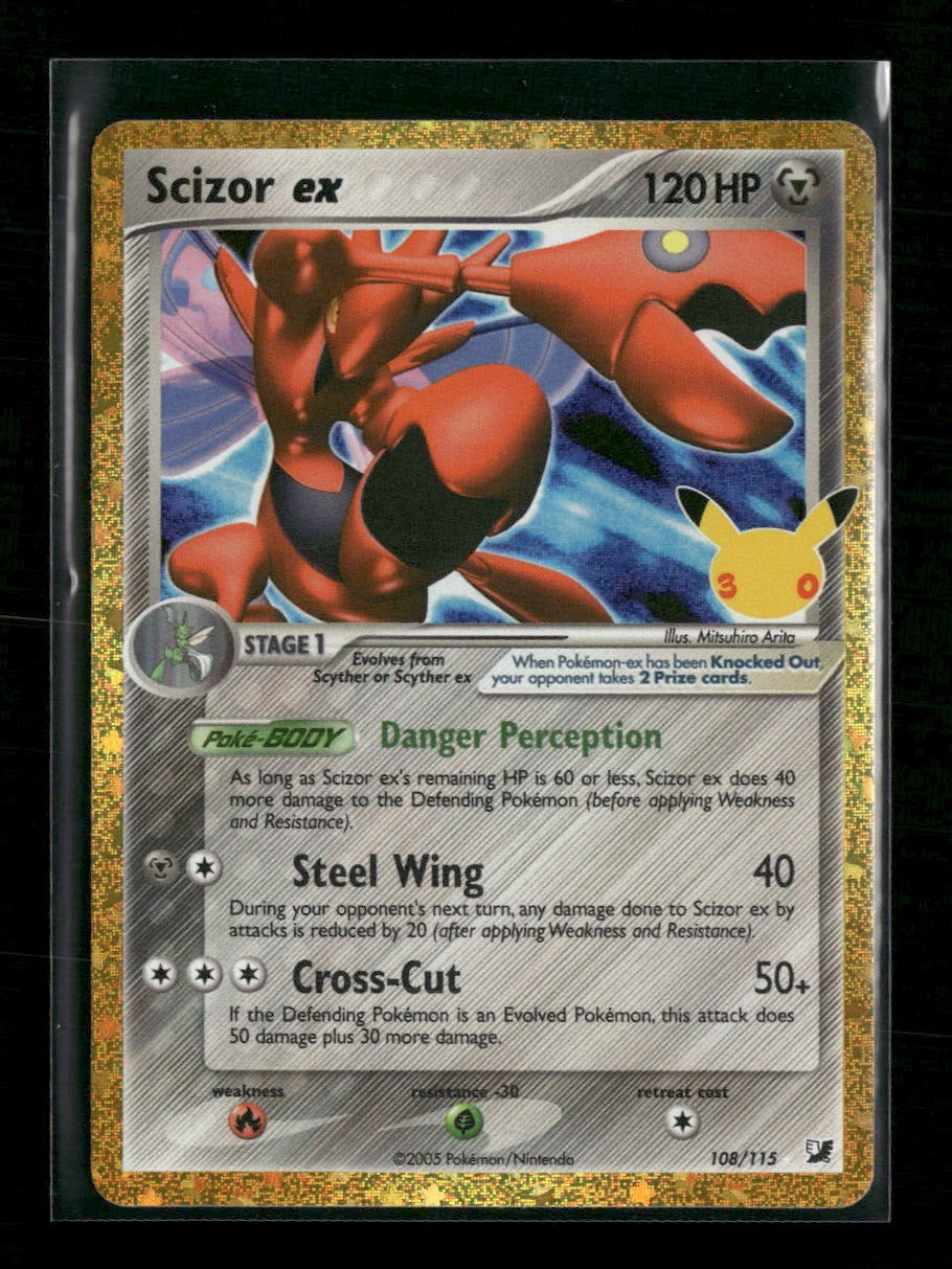 ME: 30th Celebration Classic Collection Scizor ex #108/115