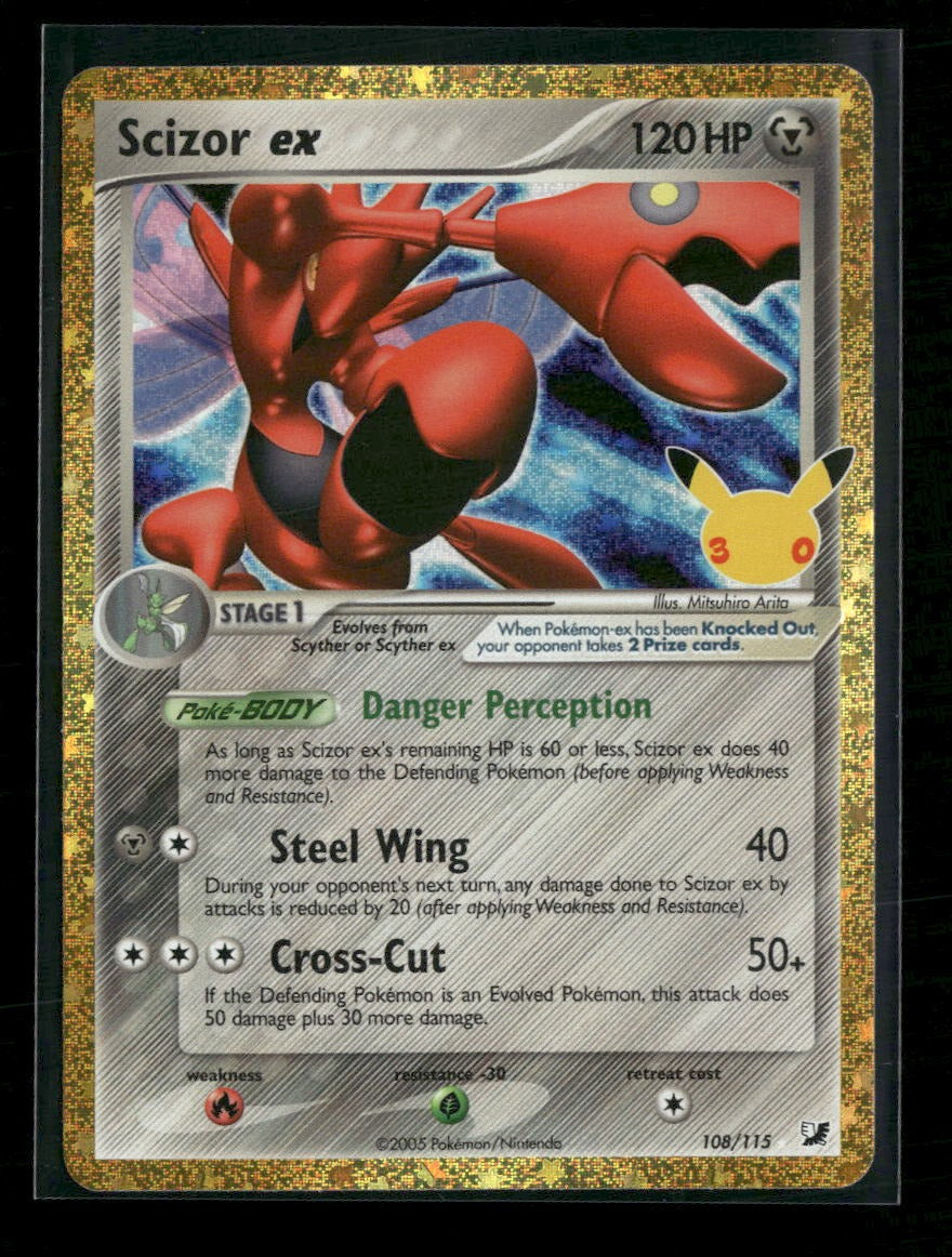 ME: 30th Celebration Classic Collection Scizor ex #108/115
