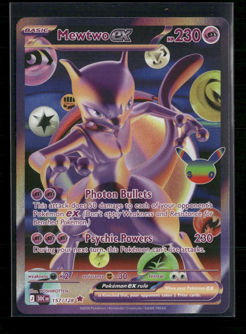 ME: 30th Celebration Mewtwo ex #157/128
