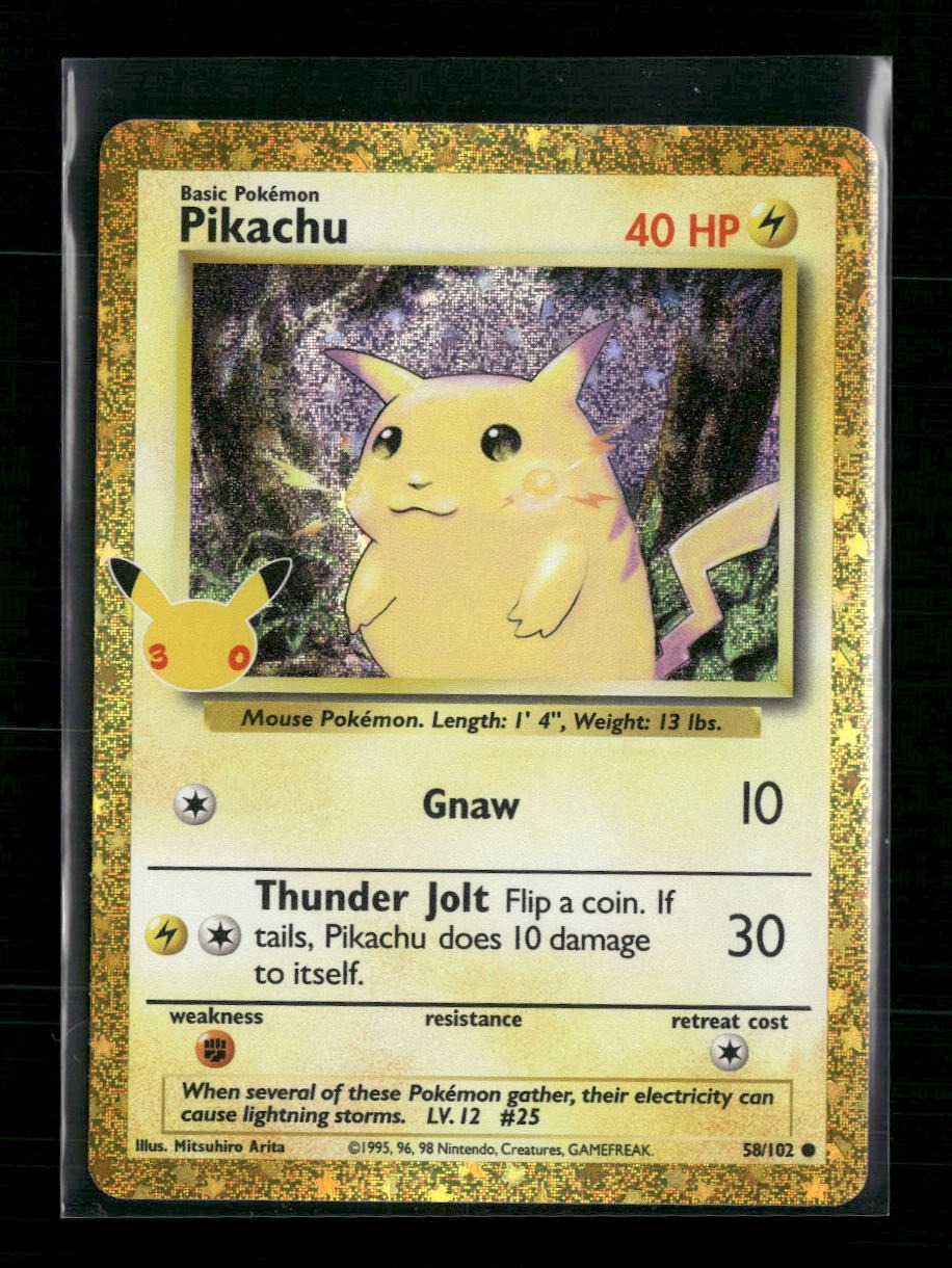 ME: 30th Celebration Classic Collection Pikachu #58/102